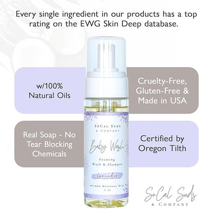 SoCal Suds & Company - 2-in-1 Organic Foaming Shampoo & Body Wash 6oz