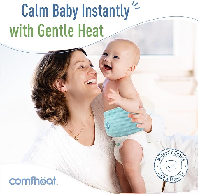 Colic and Gas Relief for Newborns and Infants, Flaxseed Heated Tummy Wrap 0-3 Years