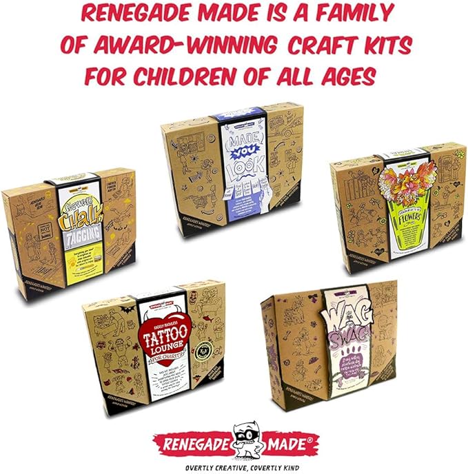 | Made You Look KIT | Fun and Creative Paper Art for Kids. Includes Unique Flyers, Postcards and Posters for Kids to Decorate and Leave Around Town!