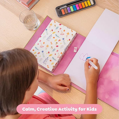 Tiger Tribe: How to Paint: Watercolor - Step-by-Step Guide Learning Techniques, 12 Watercolors & Brush, All-in-1 Activity Set, Kids & Tweens Ages 9+