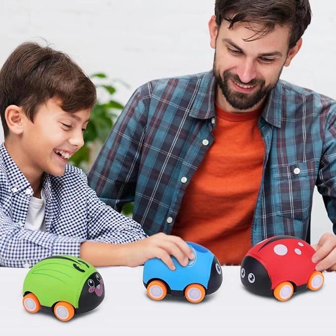 DAZHONG Toys Cars Set Light Up Friction Powered Vehicle Play 3+ Years