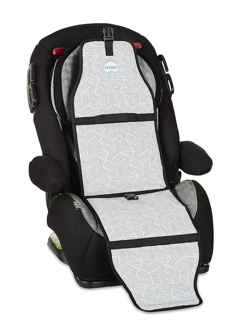 Car Seat Cooling Pad for Babies, Toddlers, and Kids - Comfortable and Durable Cooling Pad for Hot Summer Days - Black and White, one Size