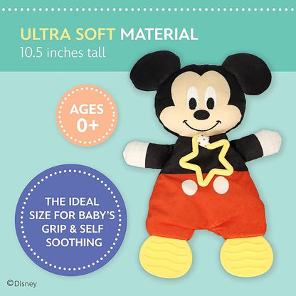 Kids Preferred Disney Baby Mickey Mouse Plush and Sensory Crinkle 10 inches