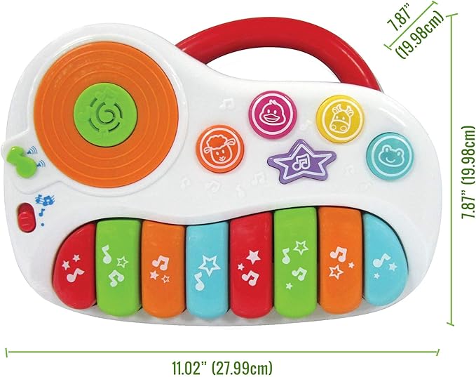 Musical Piano Toy for 1-3 Years Old Toddlers with Keyboard