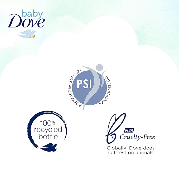 Baby Dove Sensitive Skin Care Baby Wash For Baby Bath 20 oz