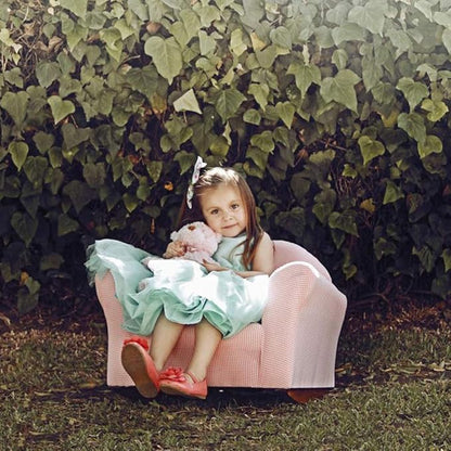 Keet Roundy Rocking Kid's Chair, Brown, Small