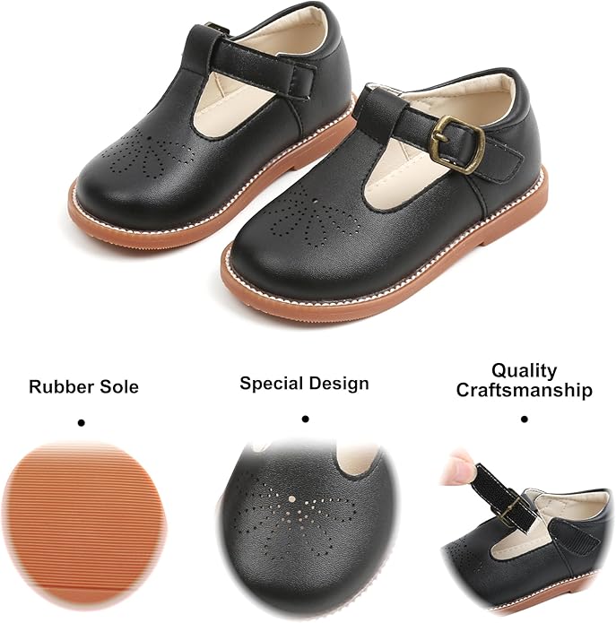 Felix & Flora Toddler Little Girl Mary Jane Dress Shoes