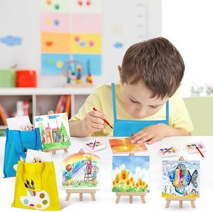Watercolor Paint Set of 24 - Art Stuff for Kids Party Favors - Mini Watercolor Set Goodie Bags for Kids Birthday Party - Art Party Supplies for Kids Painting Class