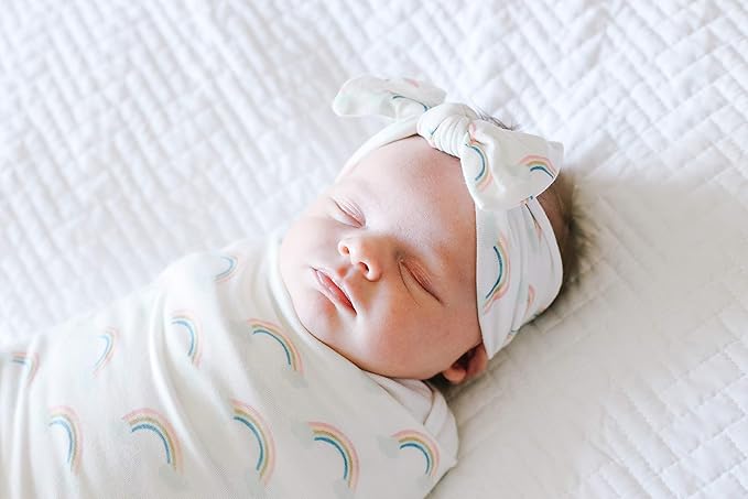 Copper Pearl Baby Bows: Stylish Headbands for Baby Girls, Premium Soft and Stretchy Baby Headbands