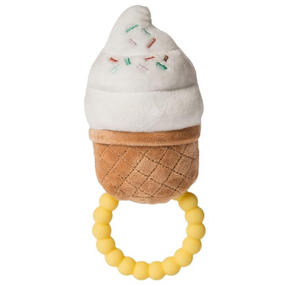 Mary Meyer Sweet Soothie Soft Baby Rattle with Teether Ring,