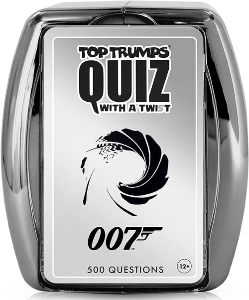 Top Trumps James Bond Movie Trivia Ggame: Quiz Games - Trivia Quiz - Kids Games - Games for Adults - Great Travel Games and Road Trip Games - Trivia Outdoor Games 2+ Players