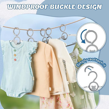 Kids Hangers 40 Pack Baby Hangers- Extendable & Adjustable Non-Slip Stackable Plastic Baby Clothes Hangers,11-14 Inch Kid Hangers for Baby Toddler Kids Children,Toddler Hangers for Cloest Grey