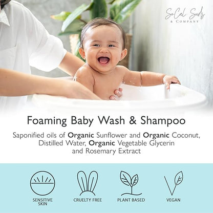 SoCal Suds & Company - 2-in-1 Organic Foaming Shampoo & Body Wash 6oz