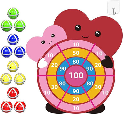 Valentines Dartboard Game Gifts for Kids,Exchange for Boys Girls Toddlers Class Classroom School Party Favor Supplies