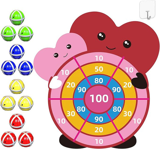 Valentines Dartboard Game Gifts for Kids,Exchange for Boys Girls Toddlers Class Classroom School Party Favor Supplies