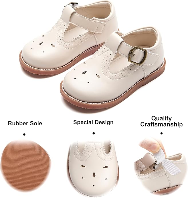 Felix & Flora Toddler Little Girl Mary Jane Dress Shoes