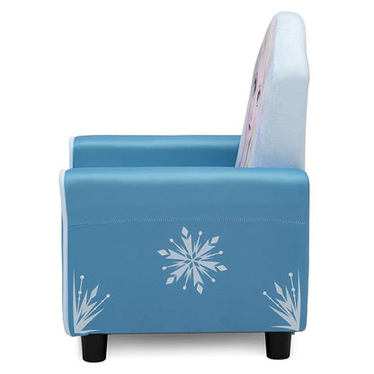 Delta Children Figural Upholstered Kids Chair, Wood, Disney Frozen II Elsa