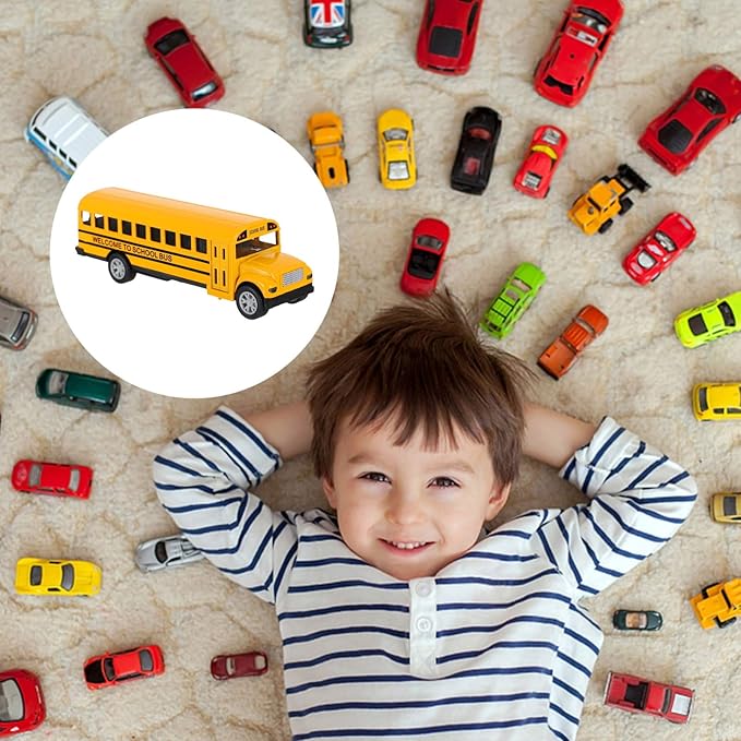 Gadpiparty 1pc School Bus Toy Car Kids School Bus School