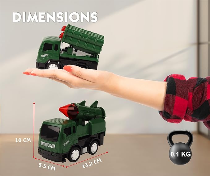 TOYZONE Friction Powered Mini Truck Series | BPA Free