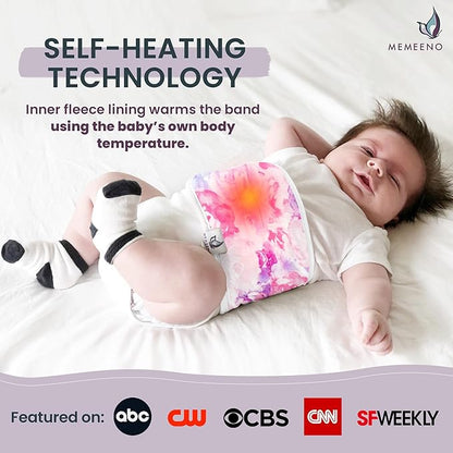 Baby Belly Band for Gas & Colic Baby Relief - Self Heating Belly Band Baby Belly Button Band Colic Band Tummy Wrap for Babies Colic Belt Baby Gas Wrap Colic Baby Relief Newborn