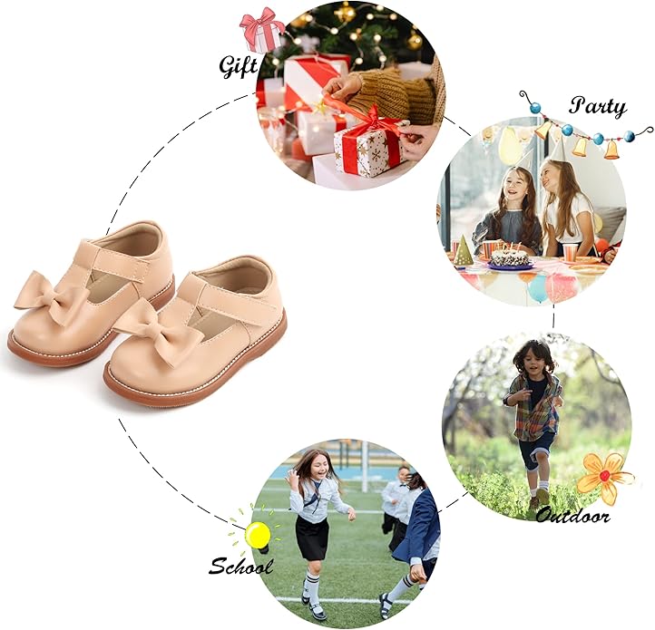 Felix & Flora Toddler Little Girl Mary Jane Dress Shoes