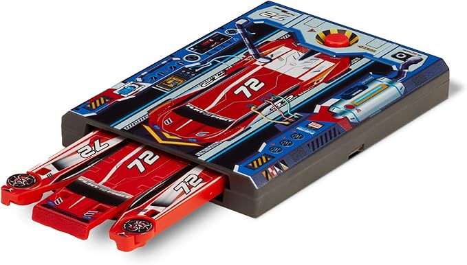 Red 72 Card Racer | Load, Launch, Race - Pocket-Sized Racecar Toy Ages 5 and up (Sold Each)