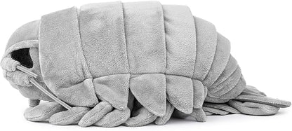 ZHONGXIN MADE Isopod Plush - Lifelike 12” Isopod Stuffed Animal, Realistic Bathynomus Giganteus Arthropod Insect Plushie, Soft Crustaceans Animals Toys Model Dolls Gifts for Kids