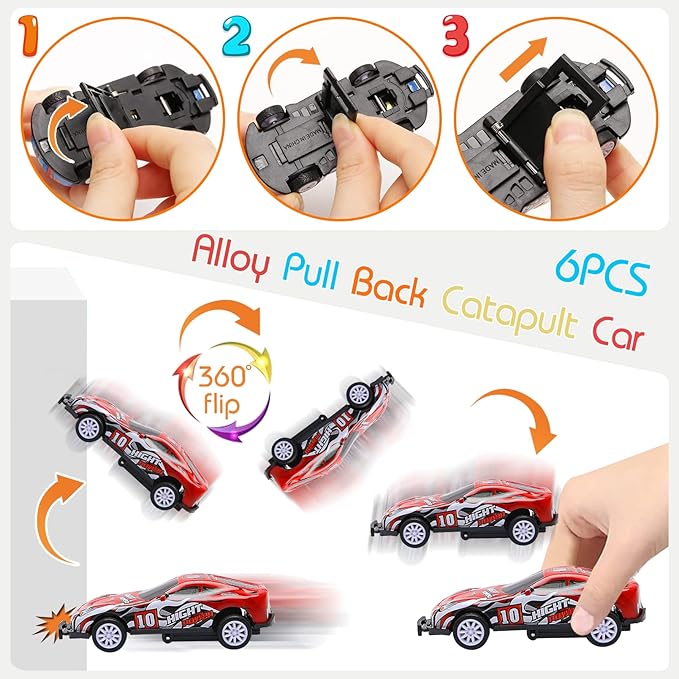 Toys for 3 Year Old Boys,Kids Boys Girls 3-5 Kids,12 1 Die-cast