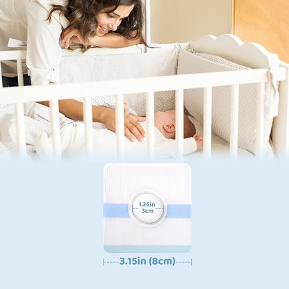Baby Belly Navel Patches, Waterproof Cotton Pads for Baby Belly Button 8Ă8cm, 10