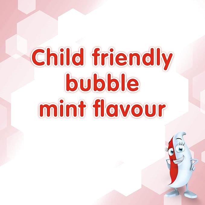 Aquafresh Kids Pump Cavity Protection Bubble Mint Fluoride Toothpaste for Cavity Protection, 4.6 ounce