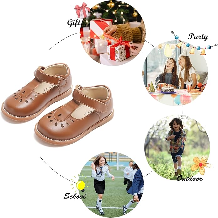 Felix & Flora Toddler Little Girl Mary Jane Dress Shoes