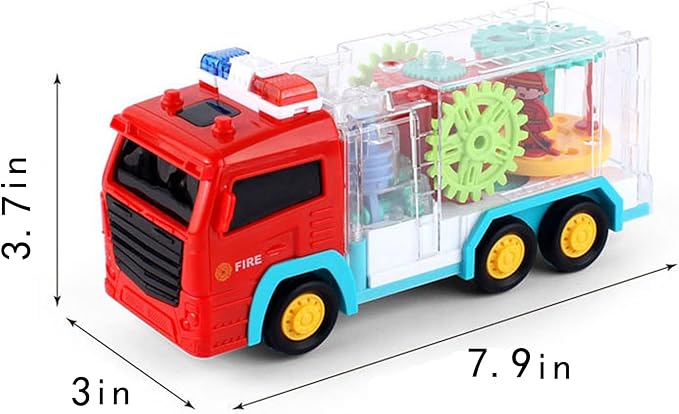 RISEWRD Transparent Trains Toy - Fun and Interactive Electric Trains Toy for Kids
