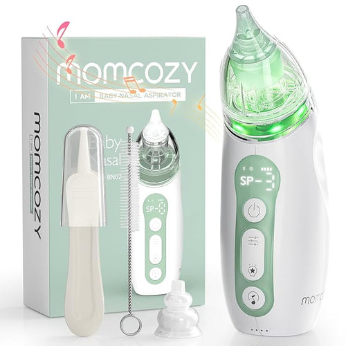 Momcozy Baby Nasal Aspirator, 3 Suction Levels Electric Nasal Aspirator for Baby