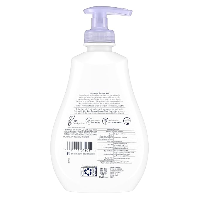 Baby Dove Sensitive Skin Care Baby Wash Rich Moisture For