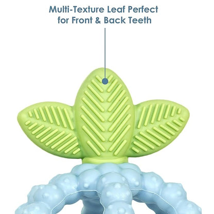 RaZbaby Silicone Infant & Baby Teething Toy, Textured BerryBumps Soothe Babies??Sore Gums 3M+ -