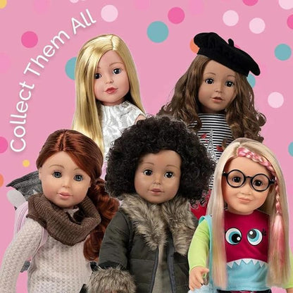 Adora Amazon Exclusive Amazing Girls Collection, 18” Realistic Doll with Changeable Outfit and Movable Soft Body, Birthday Gift for Kids and Toddlers Ages 6+ - Sam