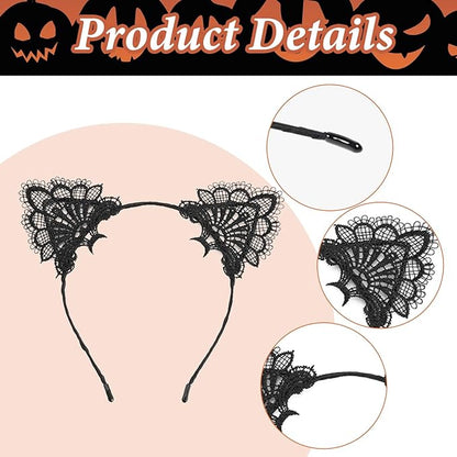 Cat Ears Headbands Adult - 1 x Thin Halloween Headbands