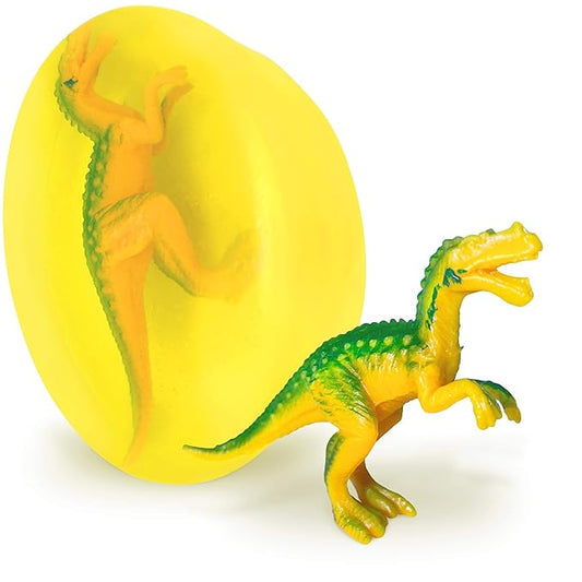 Relaxcation 1 Soap Bar For Kids with DINO Toy Inside - Natural Fresh LEMON Kids Soap
