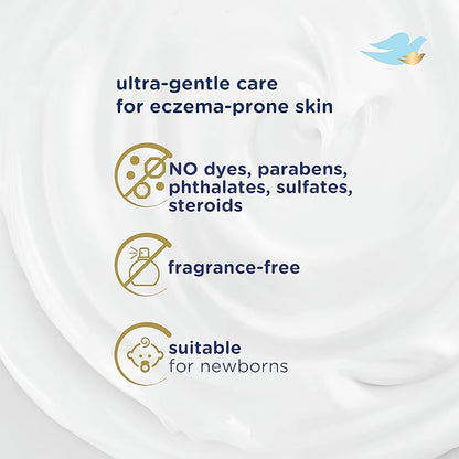 Baby Dove Soothing Baby Body Wash Eczema Care 2 Count To Soothe Delicate Baby Skin No Artificial Perfume or Color, Paraben Free 13 oz