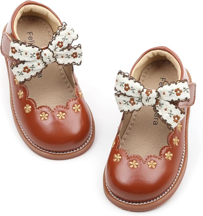 Felix & Flora Toddler Little Girl Mary Jane Dress Shoes