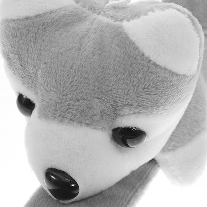 Toyvian Pop Circle Bracelet Huggers Slap Bracelet Dog Slap Bracelet Plush Slap Bracelet Stuffed Dogs for Kids Animals for Kids Bracelets for Kids Snap Wristband Party Slap Bracelets Plush