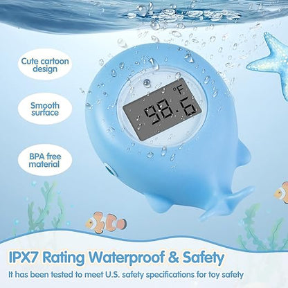 Baby Bath Thermometer, Whale Bath Thermometer Baby Safety