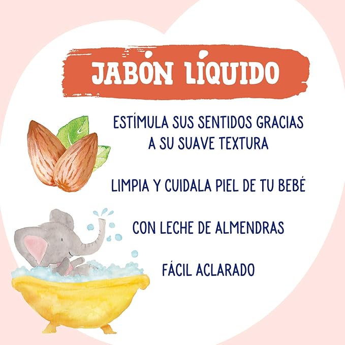 Nenuco Moisturizing Bath soap for Baby Jabón de Baño Hidratante 750ml