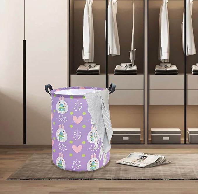 Round Laundry Hamper Storage Basket Organizer Hamper Storage Bins