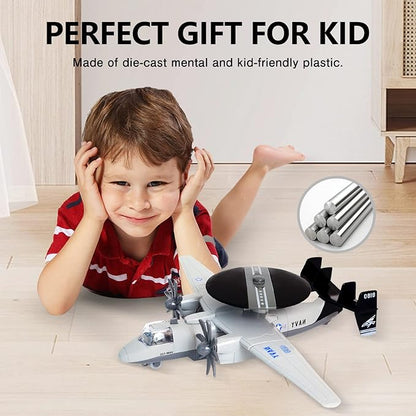 CORPER TOYS Diecast Plane, Toy Airplane Early Warning Model Fighter