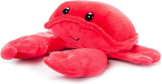 The Petting Zoo Crab Stuffed Animal Plushie Slap Bracelet, Gifts for Kids, Slapstix Sealife Animals, Crab Plush Toy, 10 inches