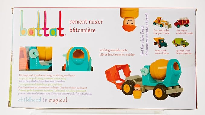 Battat – Spinning Cement Truck 18 Months