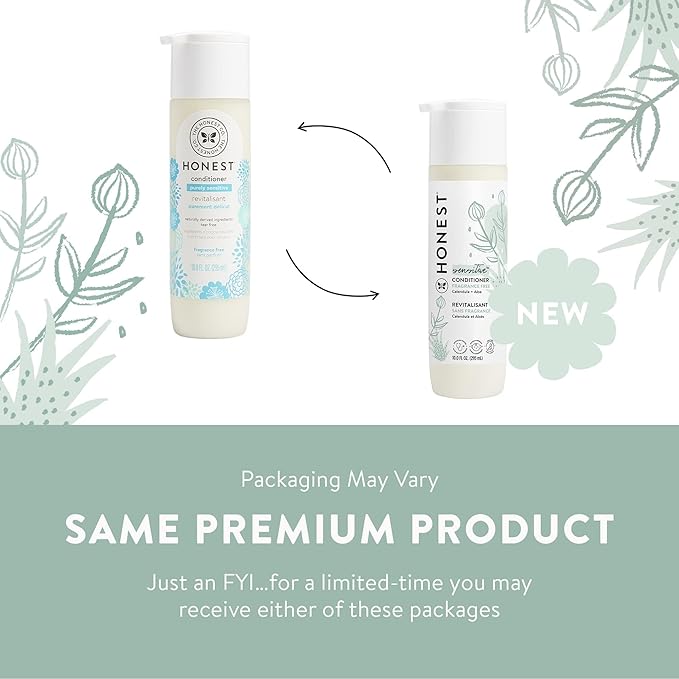 The Honest Company Silicone-Free Conditioner | Gentle for Baby 10 fl