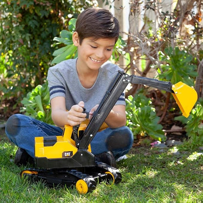 CAT Construction Toys, Steel Construction Excavator - Heavy-Duty & Durable 3+ Years