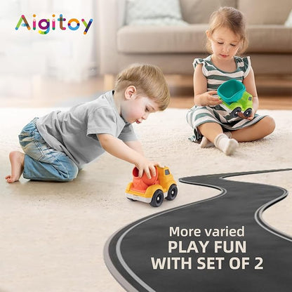 Large Dump Truck Toys for Toddlers, Sustainable Bio-Plastic Truck Children's 3 Years